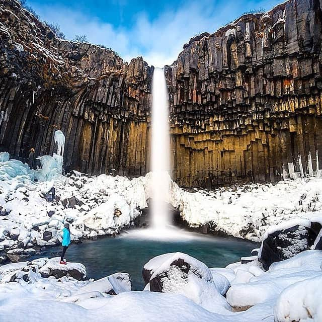 ✈MyTravelGram™のインスタグラム：「Savrtifoss, Iceland✨」