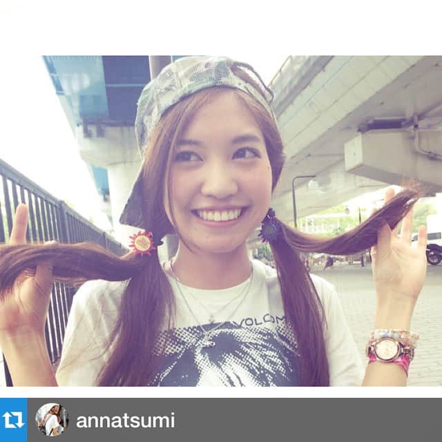 のインスタグラム：「ディジーのヘアゴム😭💓 #Repost @annatsumi with @repostapp. ・・・ 昨日の反動でいまだパジャマなのである…( ˘ω˘ )」