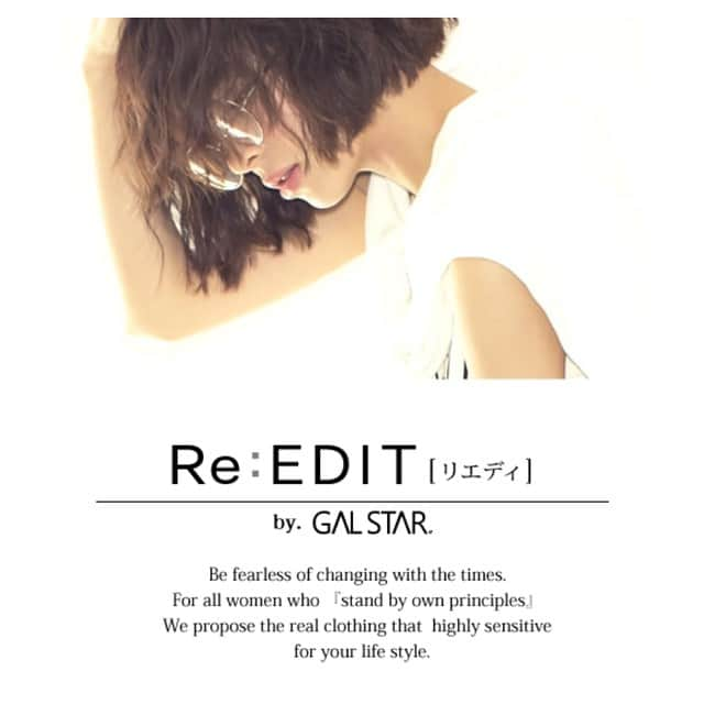 ギャルスターのインスタグラム：「. GALSTARからRe:EDITへ  新ブランド立ち上げによる アカウントフォロー移行のお願い。  皆様に愛され続けて10年目となるGALSTARは 皆様にもっとHAPPYをお届けするため、  4月12日をもちまして Re:EDIT(リエディ)へと生まれ変わりました。  新アカウントはこちらです。  @reedit_official  今後ともRe:EDIT(リエディ)を 宜しくお願いします。  #reedit#galstar#リエディ#ギャルスター #renewal#new#ラブリ #ブランド#fashion#brand」