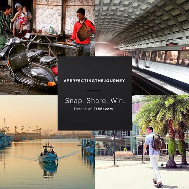 のインスタグラム：「Fan favorites of the week, thanks to @THEGENTLEMANRACER, @JUSTJENNIFER28, @YONGFOOK and @k7graphix! Our final weekly winner will be announced this Friday so it’s your last chance to join the fun: 1⃣SNAP a picture of your latest journey or a dream destination.  2⃣SHARE from your Instagram with hashtag #perfectingthejourney.  3⃣WIN the travel style of your choice if your photo gets the highest views on TUMI.com (so share with pals)! We’ll be announcing the winner THIS Friday, 5/15. US only. T&C’s on TUMI.com」