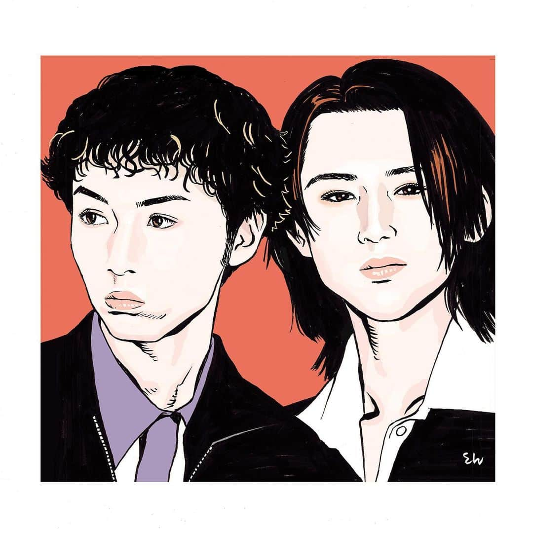 江口寿史さんのインスタグラム写真 - (江口寿史Instagram)「The young Johnny's stars I drew this year; it will be published as a book in 2023.  「芸術新潮」で連載中のジャニー喜多川さんの伝記で描いている若き日のジャニーズスターたち。連載もあと３回。来年2023年には単行本になるそうです。」12月24日 13時29分 - eguchiworks