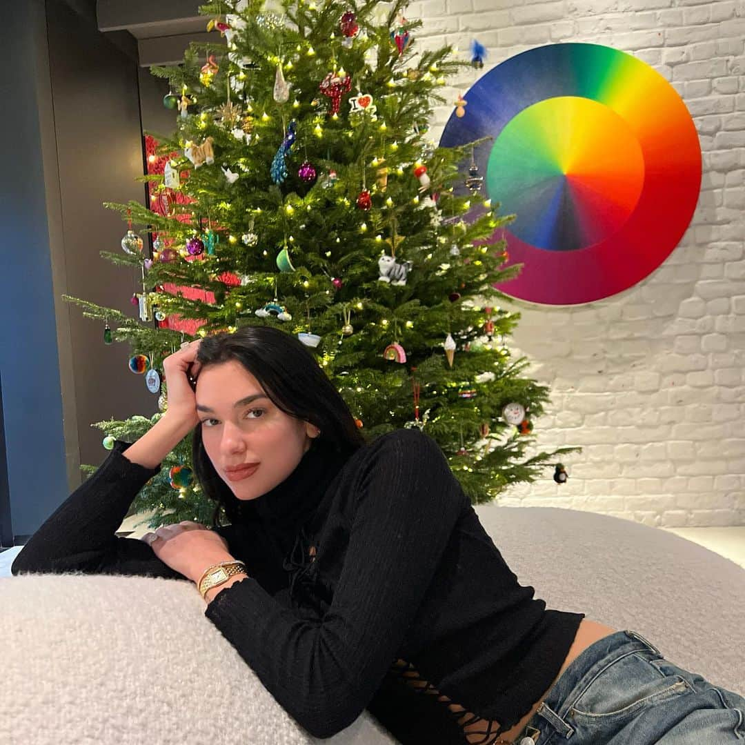 デュア・リパさんのインスタグラム写真 - (デュア・リパInstagram)「home for the holidays 🎄 sending you all so much love 💌」12月25日 1時01分 - dualipa