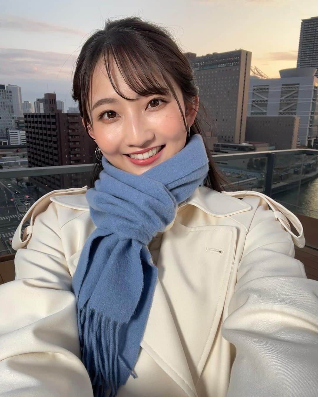 友廣南実さんのインスタグラム写真 - (友廣南実Instagram)「・ こんばんは🌙 今日は「newsおかえり」年内最後の放送でした ...