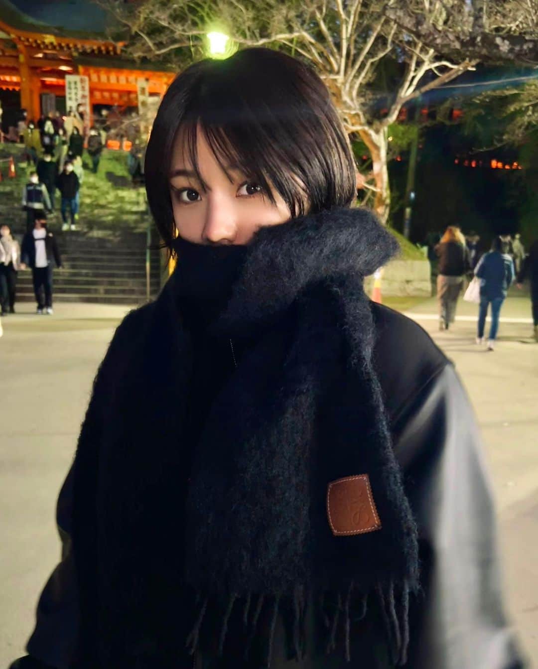 大川成美さんのインスタグラム写真 - (大川成美Instagram)「香取神宮へ ． 昨年は、お世話になりました。 今年もよろしくお願い致します」1月1日 22時44分 - naru_coco