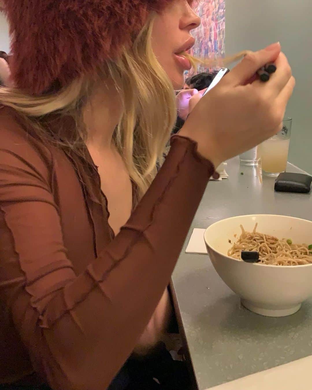 マチルダ・タントットさんのインスタグラム写真 - (マチルダ・タントットInstagram)「enjoying every New York minute ❤︎︎🍜」1月2日 3時38分 - mathildtantot