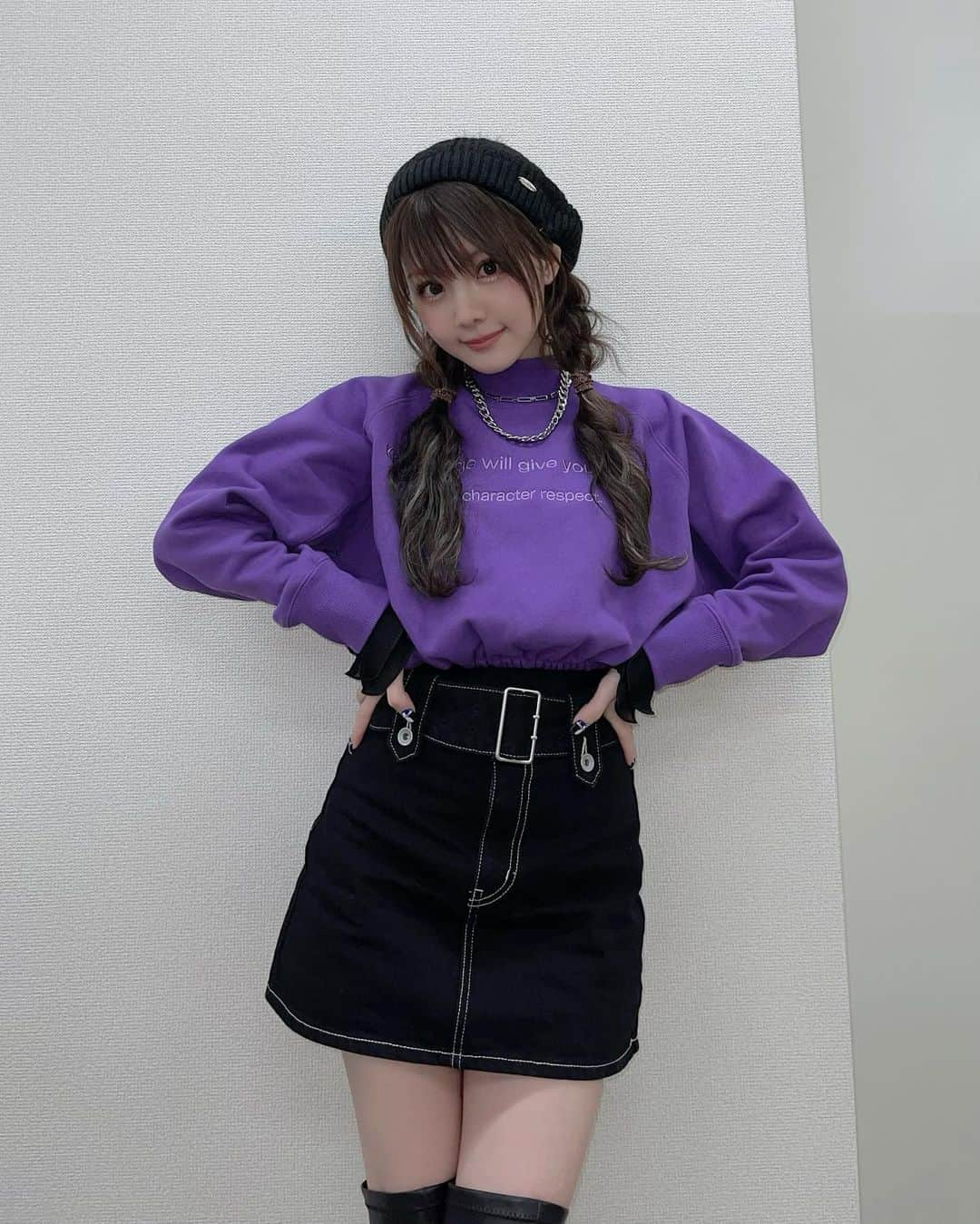 田中れいなさんのインスタグラム写真 - (田中れいなInstagram)「. 上下とも152cmのれーなにでも ピッタリな長さの服に出会いました💜  なかなか丈が合うの見つけるの難しいけん嬉しい🥰 ・‥…━━━☞・‥…━━━☞ #れーなこーで #エヴリス #EVRIS #エゴイスト #egoist」1月3日 0時48分 - tanakareina.lovendor