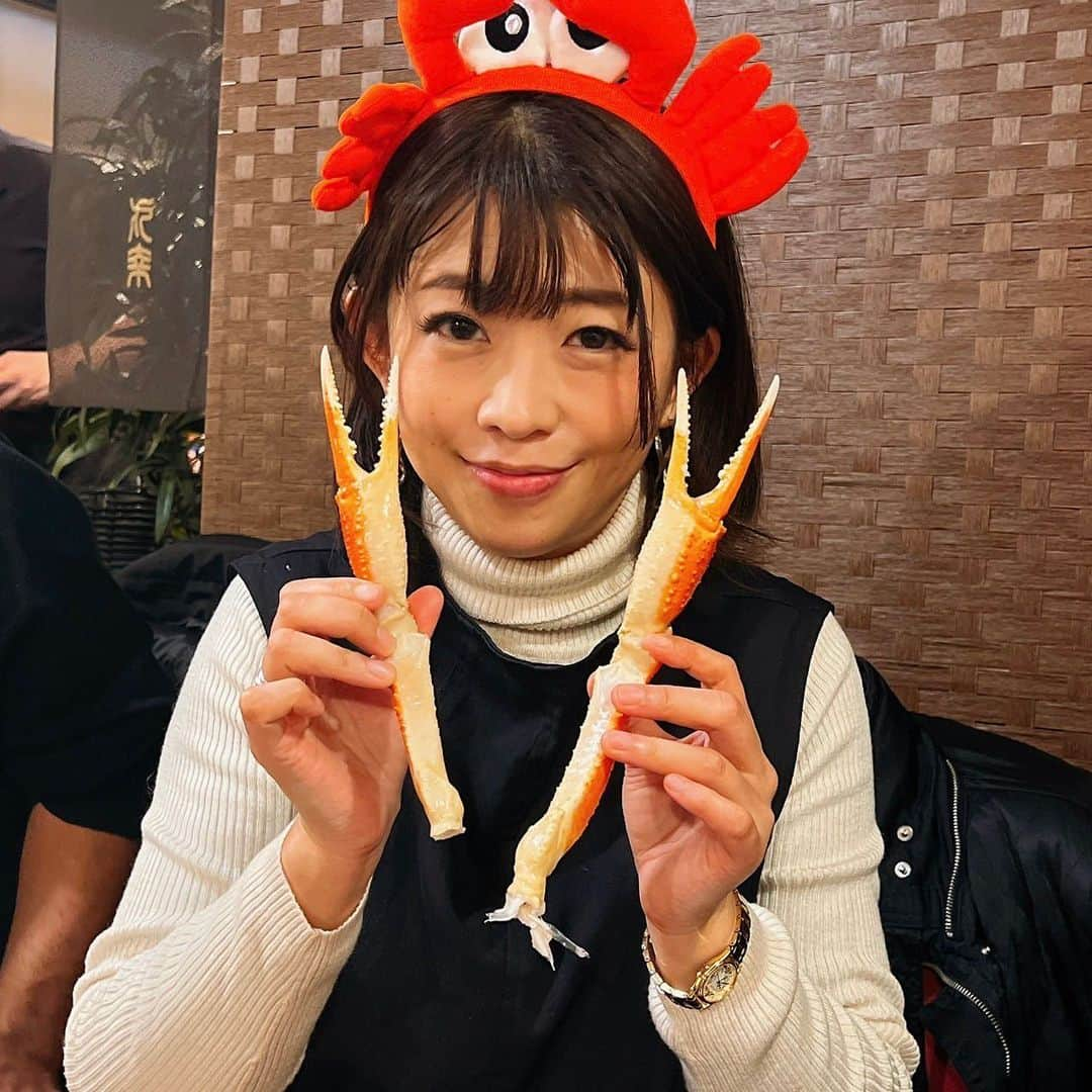 範田紗々さんのインスタグラム写真 - (範田紗々Instagram)「🦀💕 （カチューシャは私物です）」1月4日 11時03分 - handa_sasa