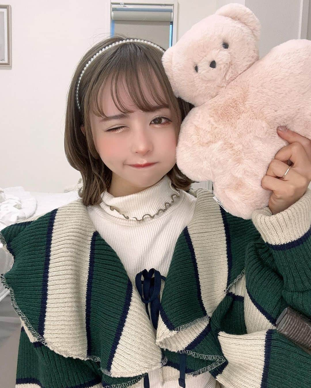 日向すずさんのインスタグラム写真 - (日向すずInstagram)「ファンの子からもらったもふくま´• ·̫ • `♡」1月5日 16時23分 - osuzudashi_