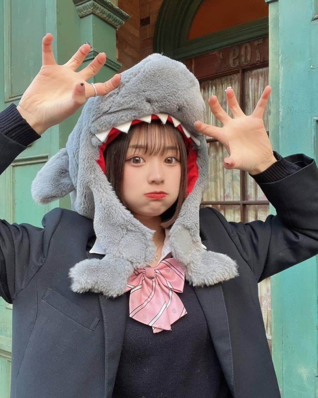 上ノ堀結愛さんのインスタグラム写真 - (上ノ堀結愛Instagram)「次のユニバコーデもお楽しみに🦈！」1月5日 19時11分 - yua.0201