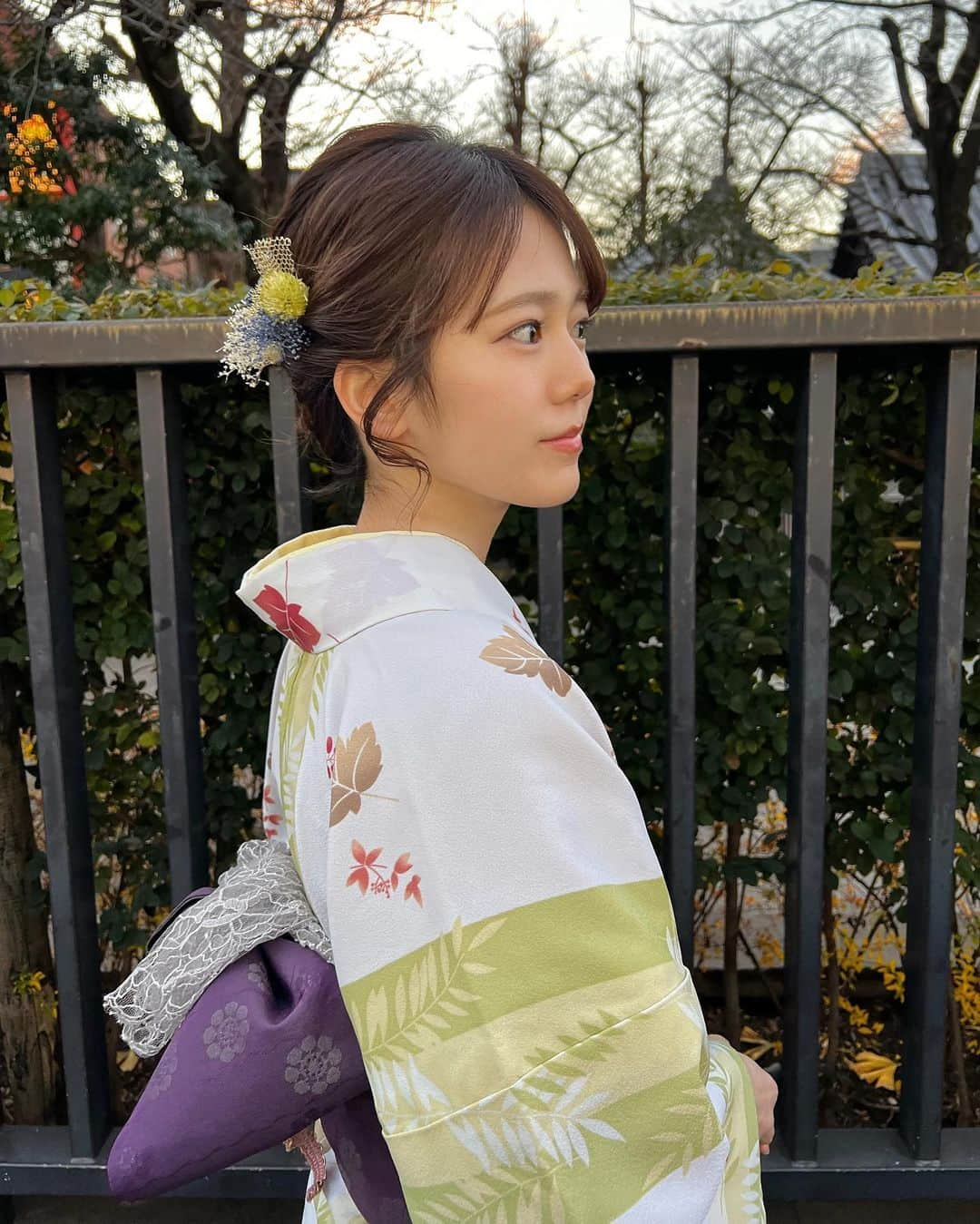 川口葵さんのインスタグラム写真 - (川口葵Instagram)「.  お正月っぽく着物👘🎍  #今年も宜しくお願いします🤲🏻」1月7日 19時07分 - kawaguchiaoi_1126