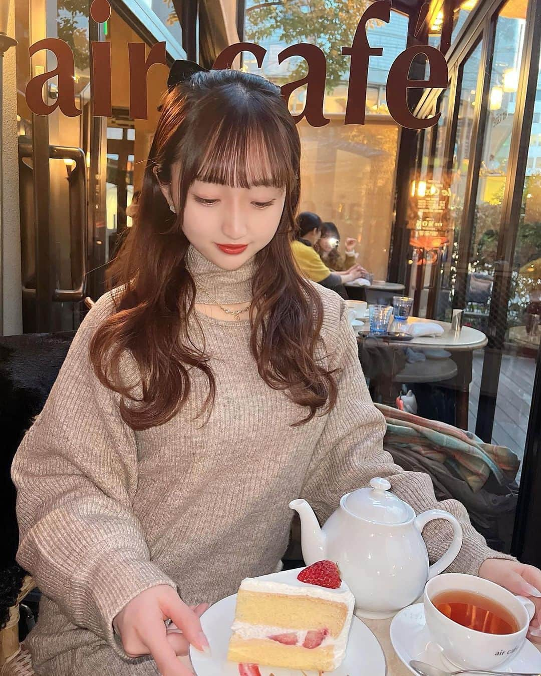 星野麻里愛さんのインスタグラム写真 - (星野麻里愛Instagram)「air cafe☕️❤️  #aircafe#矢場町カフェ#矢場町cafe#名古屋cafe#名古屋カフェ」1月7日 20時33分 - maria.pink28