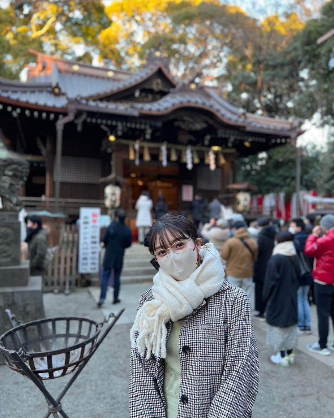 松川菜々花さんのインスタグラム写真 - (松川菜々花Instagram)「・ 結構前に神社巡りした事があるんだけど またしてみたいなって初詣で思った⛩」1月7日 21時31分 - matsukawa__nanaka