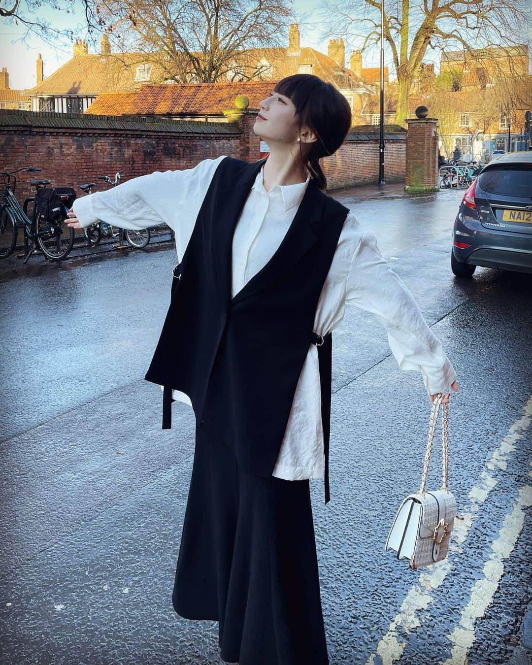荻野由佳さんのインスタグラム写真 - (荻野由佳Instagram)「雨上がり😻😻」1月8日 19時00分 - ogiyuka_ippaiwarae216