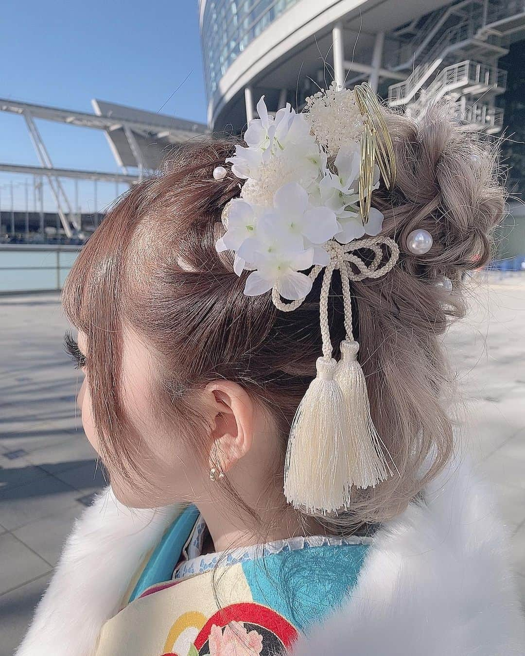 大木美里亜（みりちゃむ）さんのインスタグラム写真 - (大木美里亜（みりちゃむ）Instagram)「成人式でしたっ❤️‍🔥  みんな沢山おめでとう〜って言ってくれてありがとう💕  髪の毛は前々日に @lapis.kouki くんに染めてもらって当日は @lapis_konami さんにセットしてもらったよ〜」1月9日 14時14分 - mirichamu_0710