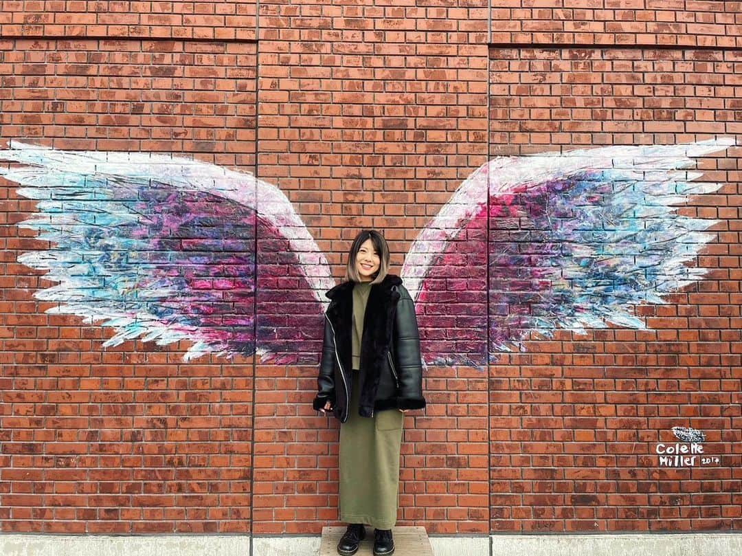 小川麻琴さんのインスタグラム写真 - (小川麻琴Instagram)「羽が生えました👼❤️  今日も笑顔で過ごそー🤭✨  #インスタ映え 🤣 #今日も  #笑顔で」1月10日 9時34分 - 1029_makoto
