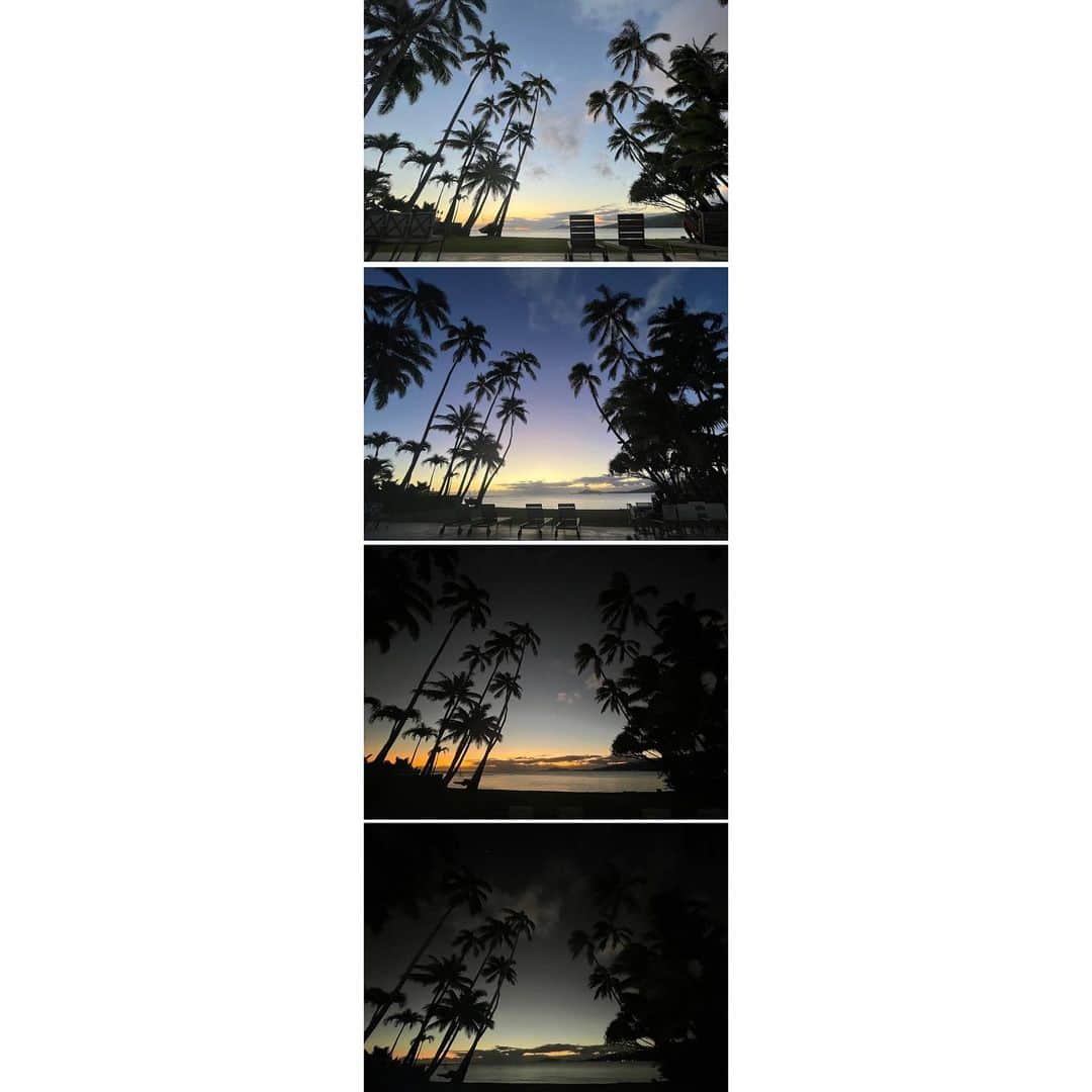 立花陽香さんのインスタグラム写真 - (立花陽香Instagram)「パーフェクトなサンセット🌅が見れました。夕陽が水平線🌊🌊🌊に溶けてゆくよ。  あまり、自分の写真🤳🏻が無い。  #HAWAII #hawaiiisland #ohau #honolulu  #ハワイ #ハワイ島 #オアフ島 #sunset #sunsetlovers」1月14日 4時55分 - haruka_4