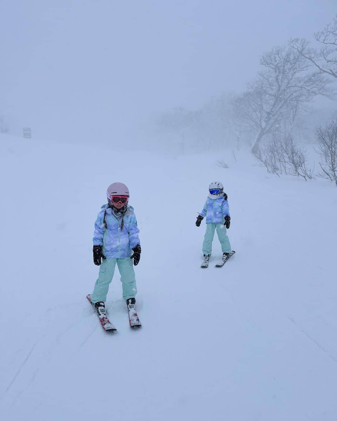 翁安芸さんのインスタグラム写真 - (翁安芸Instagram)「毎日スキーレッスン頑張りました👍🏻❄️🤍  スキーウエアを新調。今回もROXYに、インナー系はThe North Face。手袋ソックスなどはスキーショップジローで揃えました☃️  #niseko #kidsski #roxy #thenprthface」1月15日 12時59分 - akinyc