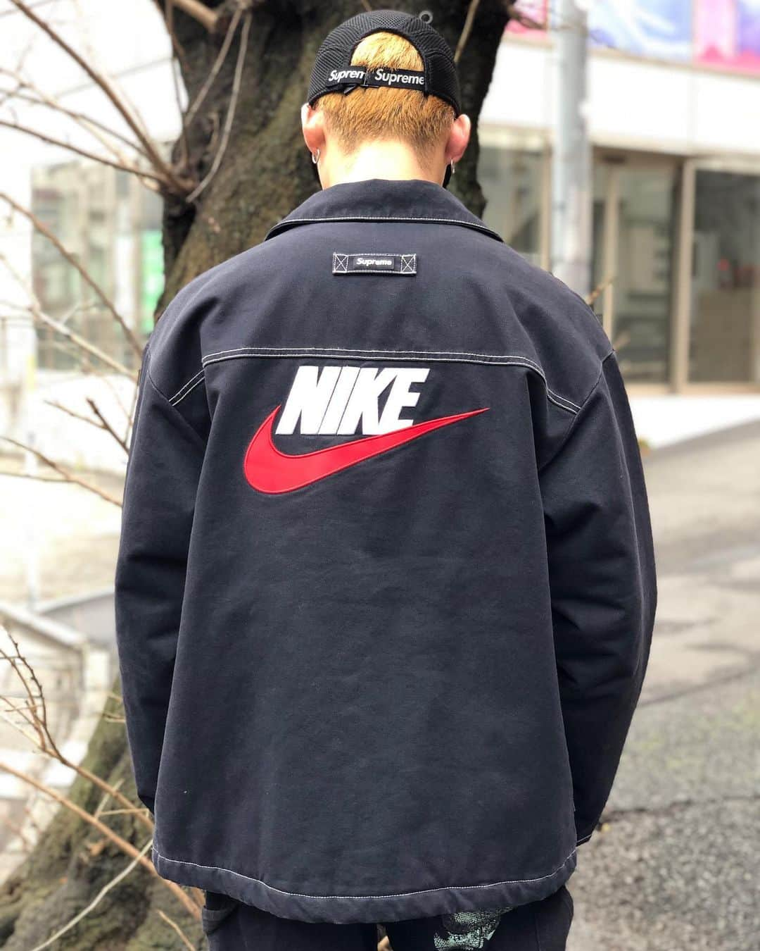 fools_judge_streetさんのインスタグラム写真 - (fools_judge_streetInstagram)「SUPREME ×NIKE  18AW Double Quilted Work Jacket  22SS Arc Crewneck  22SS Shox Running Hat   サイズ　 ジャケット　M スウェット　L  モデル　169cm 57kg  プロフィール欄より、 オンラインストア商品ページにアクセスできます。 ※その他ご不明点は店頭または、 DMまでお問い合わせください。  如有任何疑问，请在instagram上留言。 欢迎浏览我们的网上商店以及光临我们在原宿的实体店。  For inquiries, please message us on instagram. Please confirm our online store. Thank you.  #supreme #supremeforsale #supremenyc #supremenewyork #supreme4sale #シュプリーム #nike #ナイキ」1月15日 16時40分 - fools_judge_street