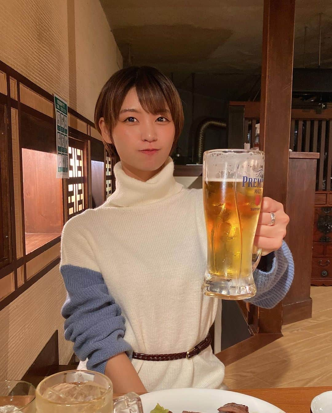 小坂田純奈さんのインスタグラム写真 - (小坂田純奈Instagram)「かんぱーい🍺🔥  牛たん荒に行ってきた！！ 都内はここの牛タンがいっちゃん好き🫰🏻  #牛たん #牛たん荒 #お酒好き女子 #酒好き女子 #酒女子 #ビール好き #ビール好き女子 #ビール女子 #飲酒タグラム #飲酒たぐらむ」1月15日 20時57分 - official_junata