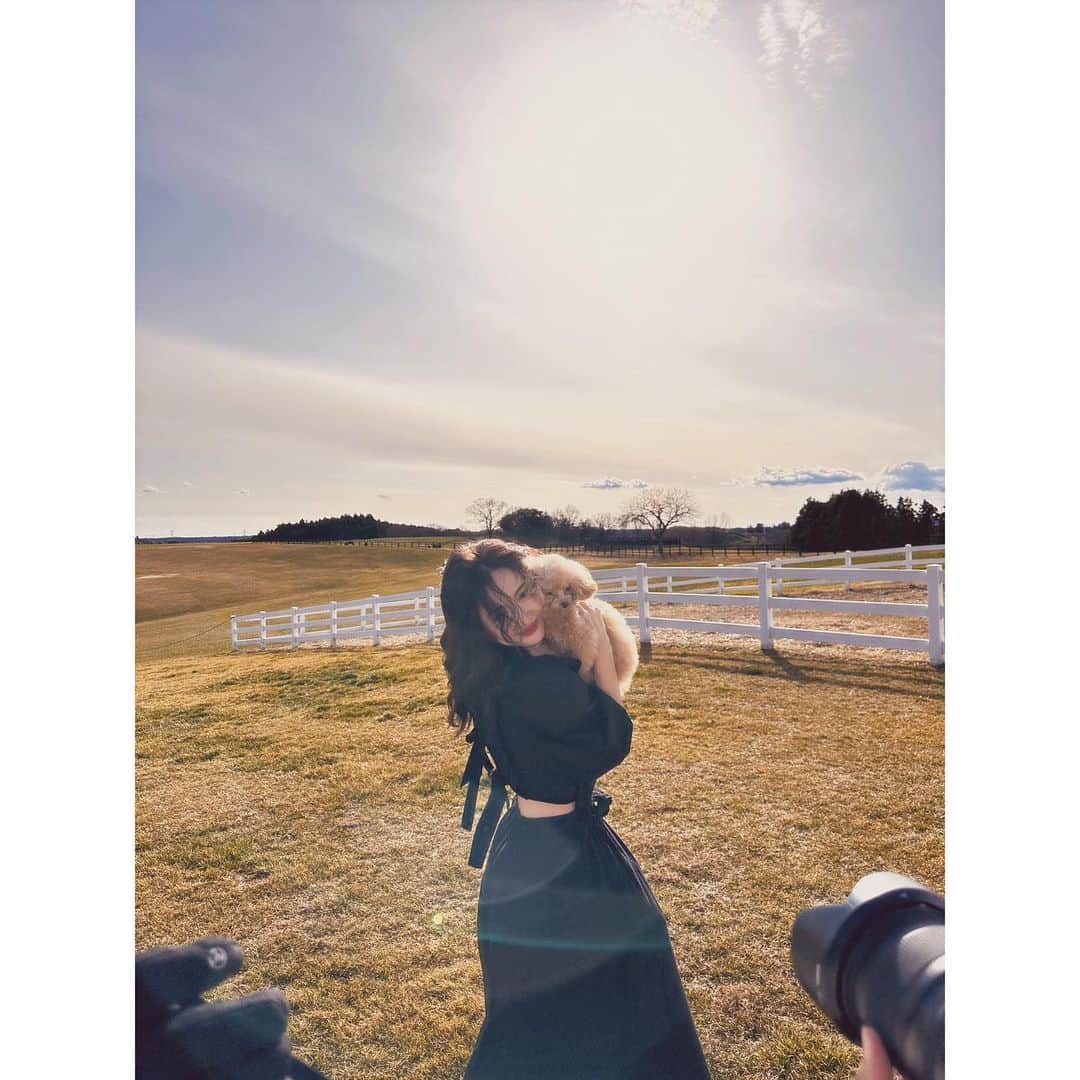 紗栄子さんのインスタグラム写真 - (紗栄子Instagram)「昨日は @laramiofficial と広告とYouTubeの撮影でした🐶🎥💖  主演女優は、寒い中、よく頑張ってくれました🥰👏🏻🐶✨💘」1月19日 11時45分 - saekoofficial
