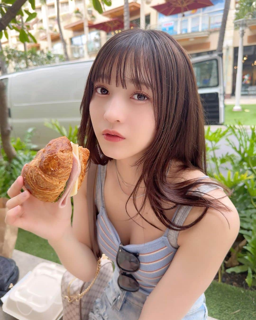 黒嵜菜々子さんのインスタグラム写真 - (黒嵜菜々子Instagram)「croissant 🥐」1月19日 19時14分 - kurosaki0516