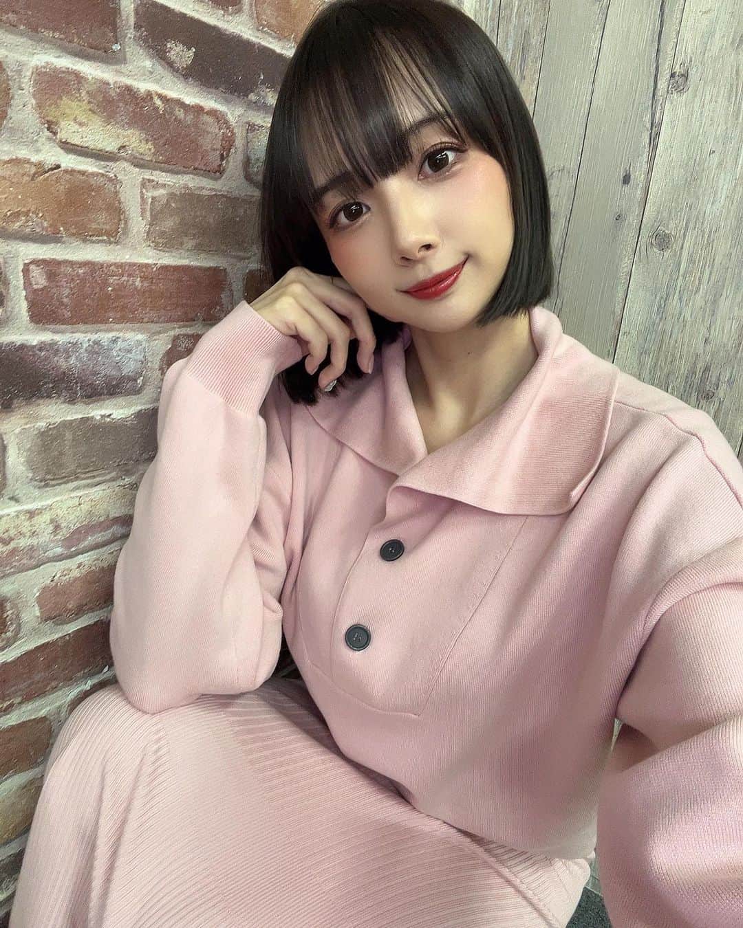 岡田紗佳さんのインスタグラム写真 - (岡田紗佳Instagram)「このセットアップお気に入りなんだけどめっちゃピンク！！って言われるだけで可愛いとは言われない🥹笑」1月20日 18時08分 - sayaka_okada