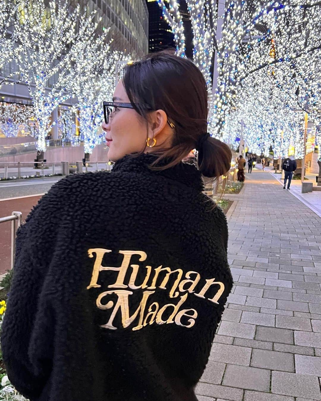 くるみさんのインスタグラム写真 - (くるみInstagram)「髪結んでる🦱髪下ろしてる🦳 👚 @humanmade  👓 @zoff_eyewear」1月20日 22時26分 - kurumikahn