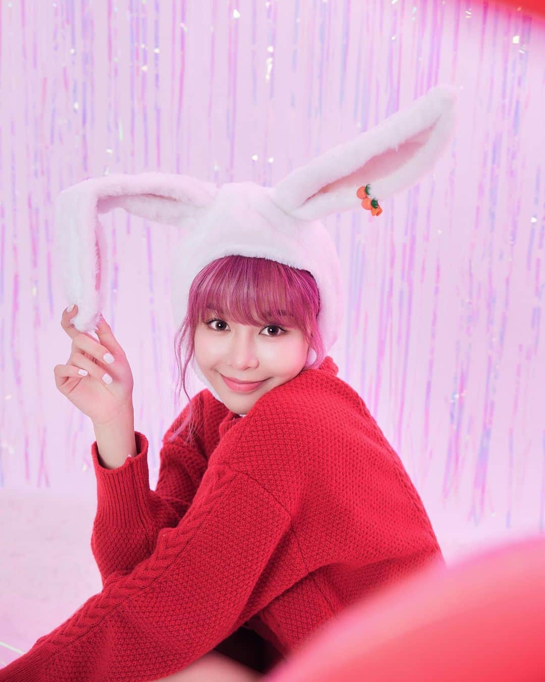 Yuriさんのインスタグラム写真 - (YuriInstagram)「兔寶寶叡子祝大家除夕快樂～～～～❤️🧨 福到運到好運到！！！ 兔來運轉，鴻兔大展✨🐰🧨」1月21日 20時17分 - xx15995