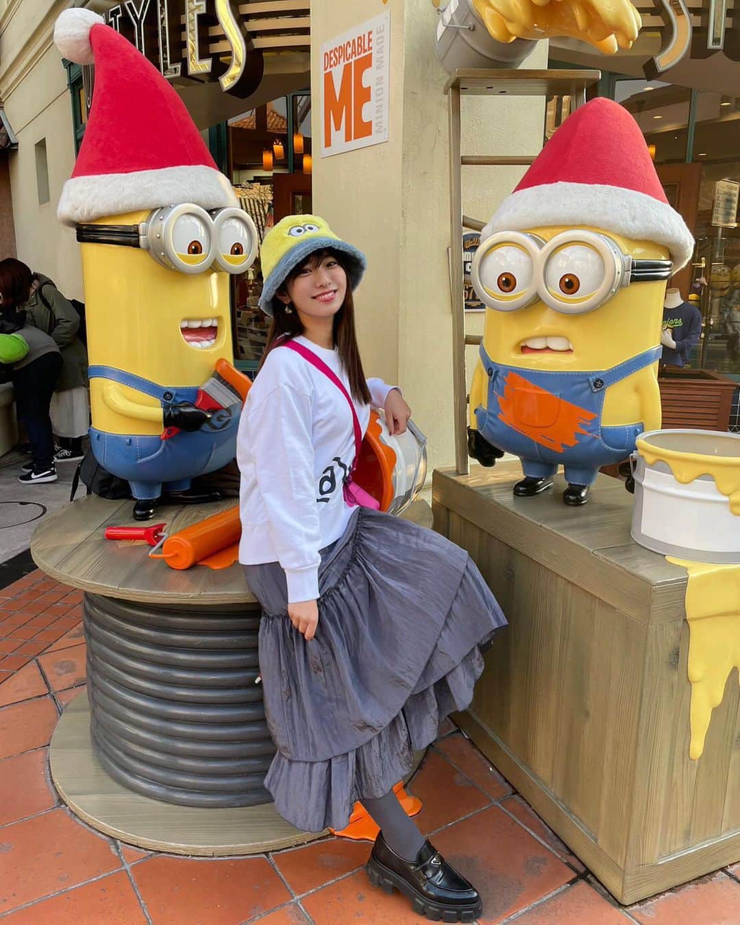 白戸ゆめのさんのインスタグラム写真 - (白戸ゆめのInstagram)「🍌  #ミニオン #usj #ユニバ たのしかったなあ、おやすみなさい⭐」1月22日 2時29分 - yumeno.s_
