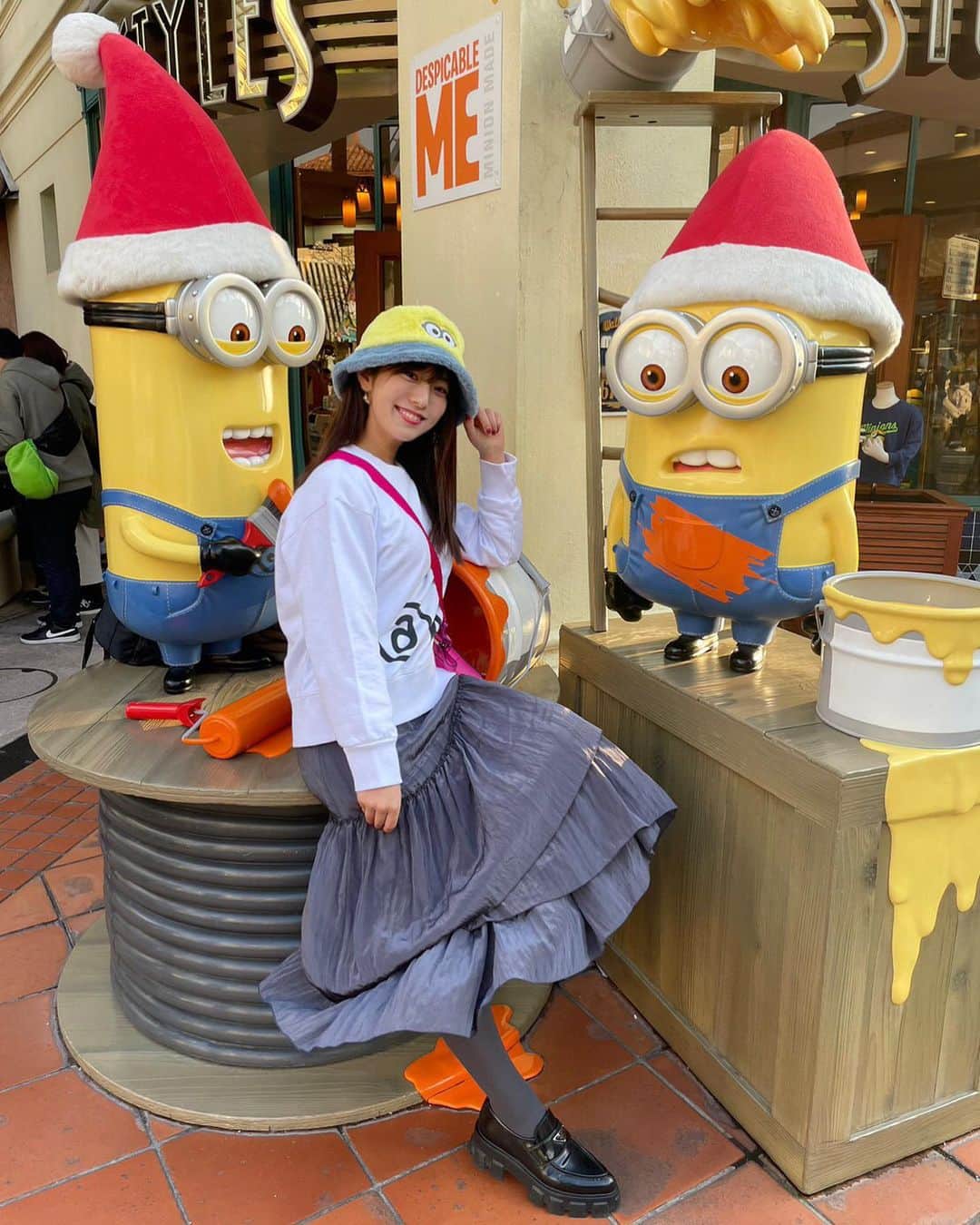 白戸ゆめのさんのインスタグラム写真 - (白戸ゆめのInstagram)「🍌  #ミニオン #usj #ユニバ たのしかったなあ、おやすみなさい⭐」1月22日 2時29分 - yumeno.s_