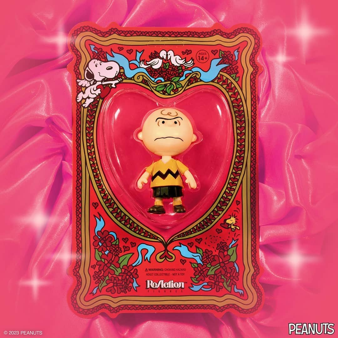 スヌーピーさんのインスタグラム写真 - (スヌーピーInstagram)「Good grief! Inspired by the 1975 TV special Be My Valentine, Charlie Brown, this Peanuts ReAction Figure of “I Hate Valentine’s Day” Charlie Brown is available now on Super7.com and at the link in bio!」1月26日 4時47分 - snoopygrams