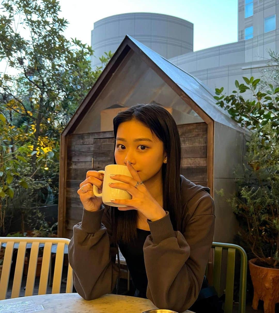 水戸由菜さんのインスタグラム写真 - (水戸由菜Instagram)「・ ☕️🌿  ラテアートゆなもできるようになりたい   #cafe   #tokyocafe   #latteart   #04」1月29日 21時34分 - yuna_3047