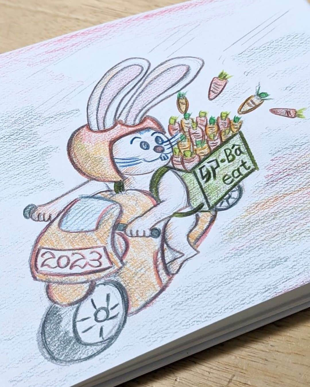 TBSアナウンサー公式さんのインスタグラム写真 - (TBSアナウンサー公式Instagram)「🎨 2023年は卯年🐰ということで、 TBSアナウンサーに「うさぎのイラスト」を描いてもらいました👏 ． ラストとなる3人目、 昨日ストーリーズで公開していたイラストは 蓮見孝之アナウンサーの作品でした❕ ． 実は蓮見アナウンサー、とても絵がお上手なんです…✨ ． みなさん、予想は当たっていましたか🤭？ イラスト企画、楽しんでいただけましたでしょうか？ ． #tbs #アナグラム  #蓮見孝之 #アナウンサー #イラスト #卯年 #うさぎのイラスト #2023年 #新年企画」1月31日 19時36分 - tbs_annogram