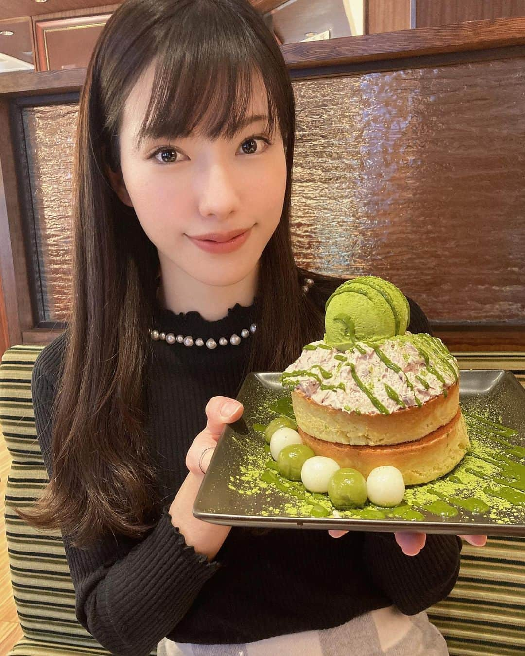 星野奏さんのインスタグラム写真 - (星野奏Instagram)「これは昨日食べたホットケーキ！！ しっかりめの生地で私の好みでした😆 メニュー表にパンケーキではなくてホットケーキ🥞と書いてあったからホットケーキです！！（笑） 違いが未だわからない〜  ・ ・ ・ ・ ・  #フライングスコッツマン　 #秋葉原#ホットケーキ#甘いもの好き#🥞 #秋葉原カフェ#抹茶 #パンケーキ#カフェ巡り #tokyo#pancakes#sweets」2月2日 10時46分 - hoshino_kanade_