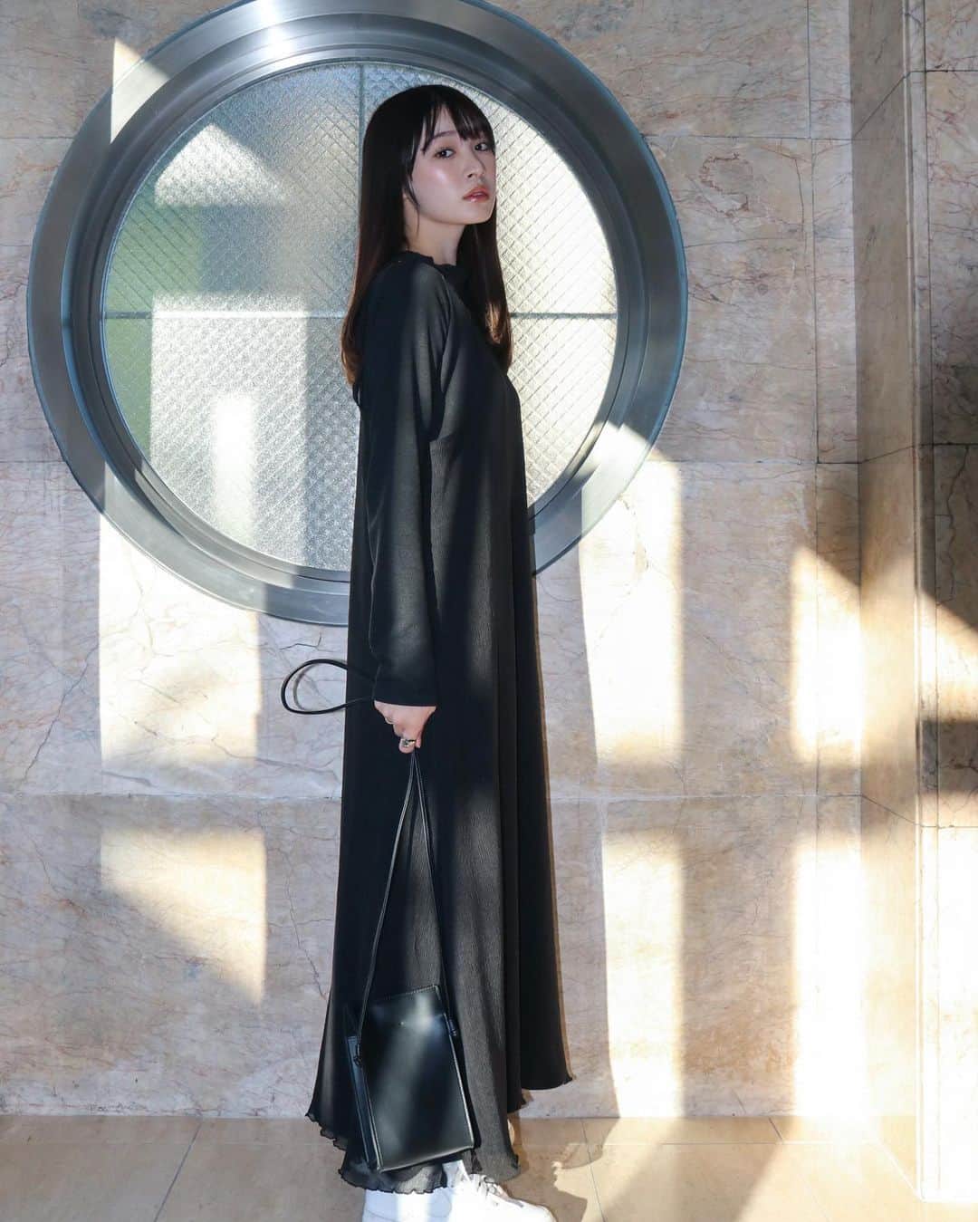 中川紅葉さんのインスタグラム写真 - (中川紅葉Instagram)「いつかの私服🖤」2月2日 22時13分 - kureha_nakagawa