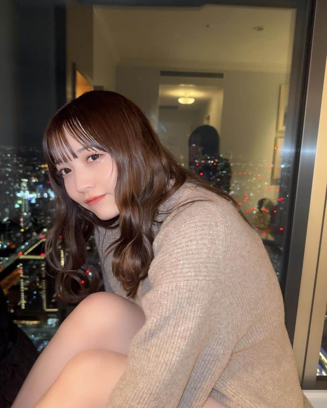 黒嵜菜々子さんのインスタグラム写真 - (黒嵜菜々子Instagram)「夜景綺麗だった」2月3日 20時02分 - kurosaki0516