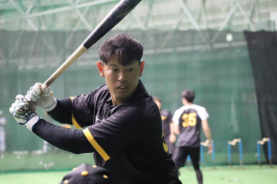 阪神タイガースさんのインスタグラム写真 - (阪神タイガースInstagram)「2月6日、宜野座村野球場での春季キャンプの様子・野手編です！ #髙山俊 選手 #近本光司 選手 #シェルドンノイジー 選手 #原口文仁 選手 #坂本誠志郎 選手 #梅野隆太郎 選手 #渡邉諒 選手 #板山祐太郎 選手 #榮枝裕貴 選手 #植田海 選手 #小幡竜平 選手 #阪神タイガース  #宜野座キャンプ #宜野座村  #ARE ★キャンプ中継は#虎テレ で！」2月6日 19時12分 - hanshintigers_official