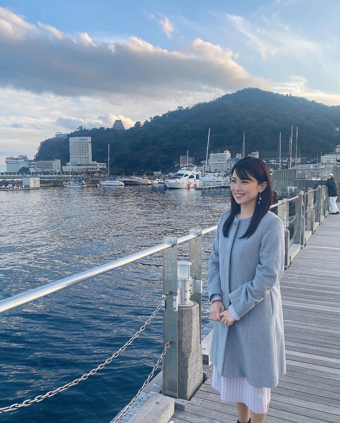 道岡桃子さんのインスタグラム写真 - (道岡桃子Instagram)「おしのび…  小旅行  熱海編　  ❤️❤️❤️  正解の方が多かったですね！  #旅行  #熱海  #熱海グルメ  #熱海旅行  #熱海サンビーチ  #熱海城  #熱海温泉  #商店街  #船  #観光  #温泉  #温泉旅行  #お寿司」2月9日 10時10分 - momoko_ana