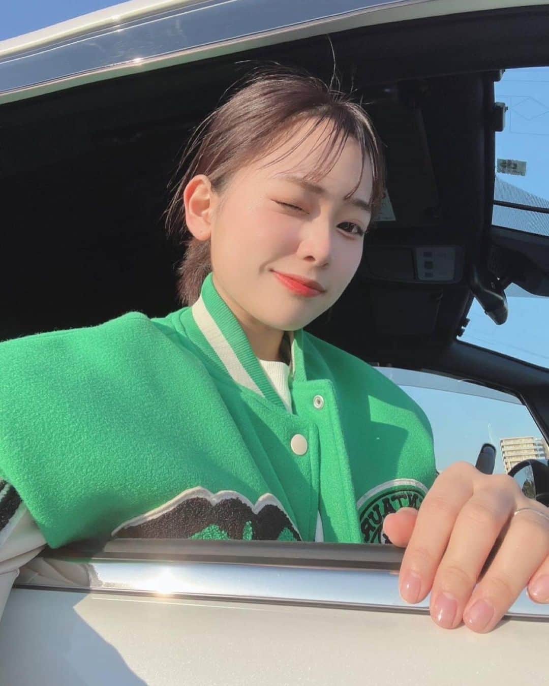 上ノ堀結愛さんのインスタグラム写真 - (上ノ堀結愛Instagram)「はやく免許取りたいのよなあ💭💚」2月9日 19時02分 - yua.0201