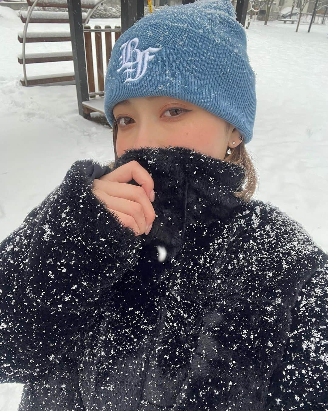 櫻井音乃さんのインスタグラム写真 - (櫻井音乃Instagram)「雪国パンダ🐼 ・ 山形県に来てます🍒」2月10日 17時46分 - o_to.08