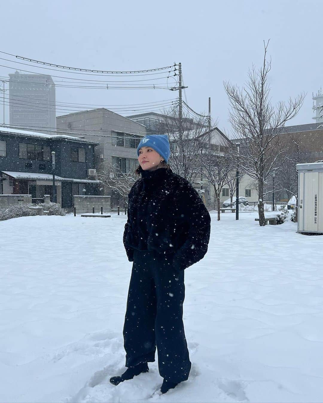 櫻井音乃さんのインスタグラム写真 - (櫻井音乃Instagram)「雪って綺麗☃️ ・ お洋服は全身SPIRALGIRL❤︎」2月10日 17時50分 - o_to.08