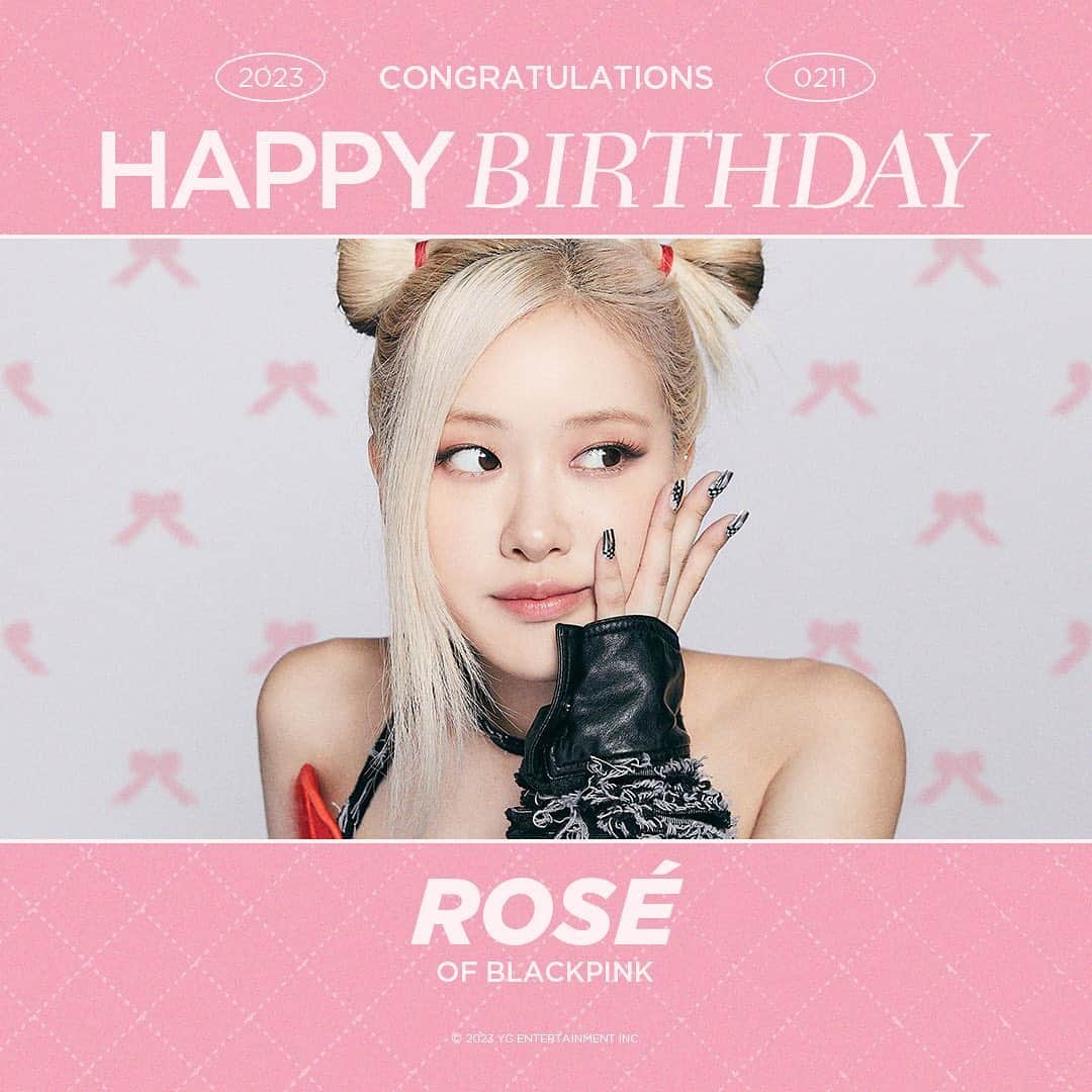 BLACKPINKさんのインスタグラム写真 - (BLACKPINKInstagram)「#BLACKPINK #블랙핑크 #ROSÉ #로제 #HAPPYBIRTHDAY #20230211 #YG」2月11日 0時00分 - blackpinkofficial