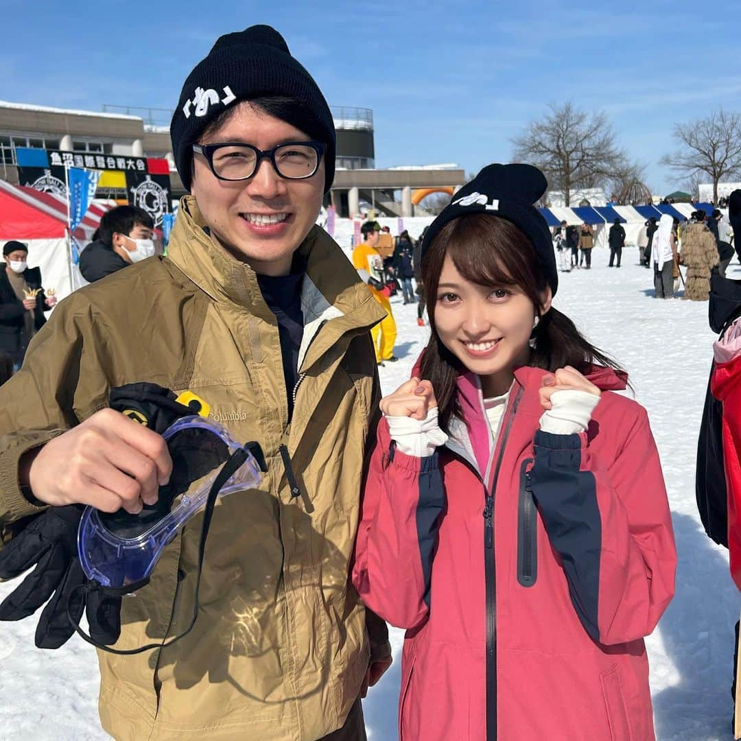 佐々木舞音さんのインスタグラム写真 - (佐々木舞音Instagram)「. . ラジオ「井上貴博土曜日のあ」チームとして、魚沼国際雪合戦大会に参加してきました！❄️ . お天気にも恵まれ、予選リーグを無事に勝ち進んで決勝トーナメントまでいけました！ . ただ決勝は別世界のたたかいでした、、負けてしまって悔しいです😭 . 雪合戦って子供の遊びだと思っていましたが、立派な1つのスポーツでした！！奥深いです、、！ . 初めての雪合戦大会とってもとっても楽しかったーー💖 . 鍛え直して来年こそは優勝したいです🏆 . #魚沼国際雪合戦 #新潟 #ラジオ#井上貴博土曜日のあ #雪合戦 .」2月12日 16時06分 - sasakimaine