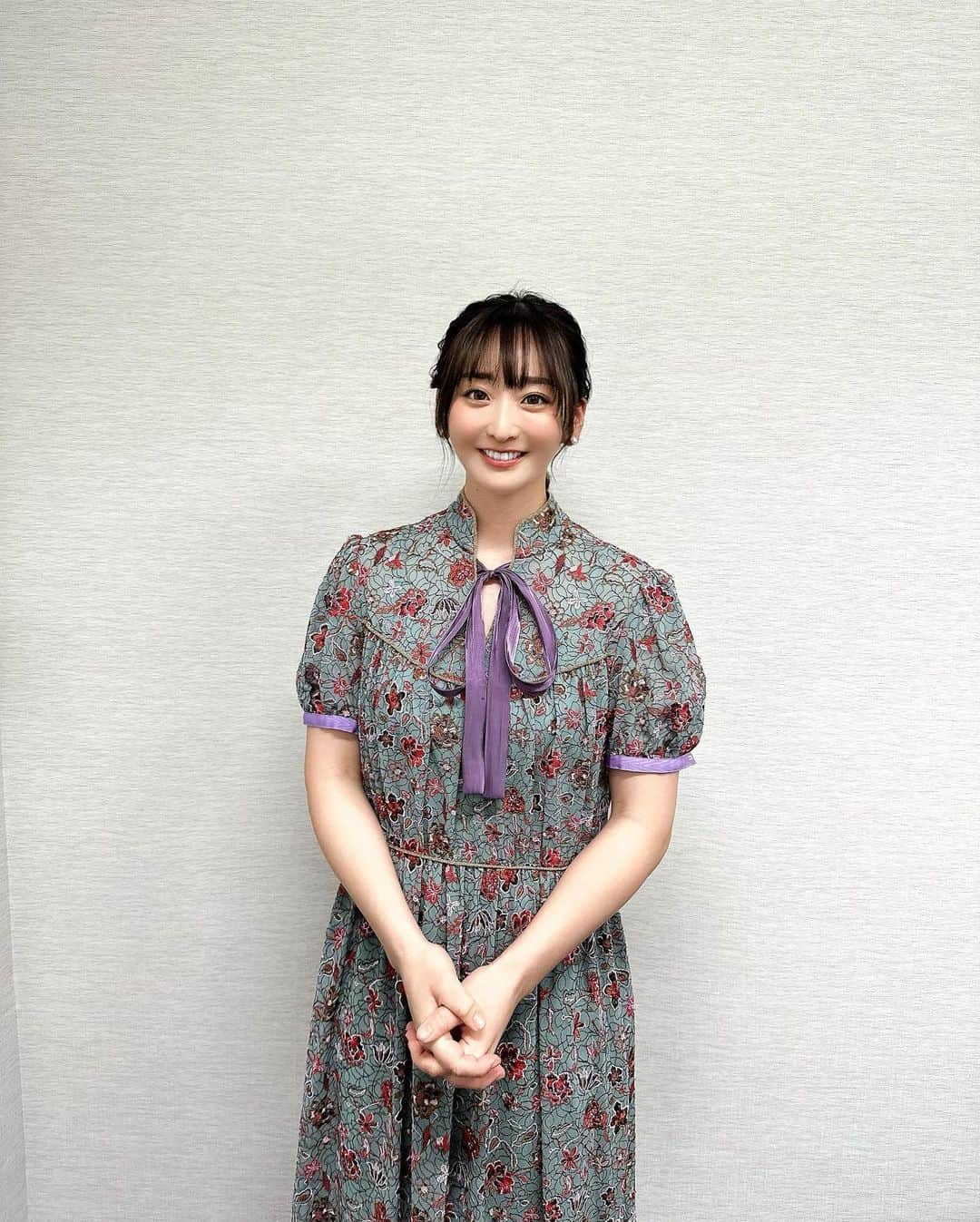 長崎望未さんのインスタグラム写真 - (長崎望未Instagram)「.  みんなのスポーツ✨ @minspo_tvtokyo   日曜日で着た かわちい衣装はこちらです☺️  土日両方たまたまADELLYだった✨ @adelly.tokyo   襟の部分がなんとな〜くね、 チャイナっぽくて好き🥰笑  大家都今天也辛苦了😆👍🏾✨  #みんなのスポーツ #みんスポ #テレビ東京 #テレ東 #ADELLY ドアストッパー映り込んでるの じわじわ☺️www」2月13日 20時09分 - nozomi.nagasaki