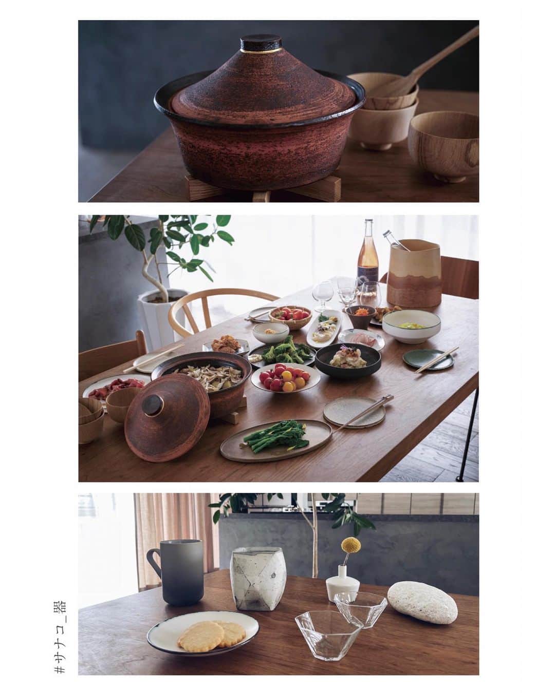 原田沙奈子さんのインスタグラム写真 - (原田沙奈子Instagram)「大人数でご飯する時には、事前にメニューを決めておいて使いたい器を並べてみる。 ここに何を置こうかなーとか考える時間も好きで、忘れないようにお料理名を書いたポストイットを貼ったりしてる。  そんな、毎回スタメンで並んでくれる私のお気に入りの器たちを明日からのイベントで販売いたします。 こんな一気に見られる機会なんて…！正直ない！！くらい豪華で貴重な1週間。 （今日、設営してる時に作品見て泣きそうになった🥹）  本当にお忙しい作家さんたちなのに、ご協力頂き感謝でいっぱいです。涙 買い占めたい気持ちをグッと堪えて。← 皆さまにぜひ！見て頂きたいと思います。  私は明日の初日10:00〜13:00くらい、週末はなるべく長く居たいと思ってます。 （基本的に毎日顔は出す予定です☺️）  皆さまに楽しんでもらえるといいなぁ。  【ぱぱままぼくわたし】 期間　2月16日(木)〜21日(火)  時間　10〜20時（最終日は18時終了） ※営業日・時間は変更になる場合がございます。 場所　伊勢丹新宿店・本館６階催物場 Abelブース」2月15日 21時06分 - sanakoharada