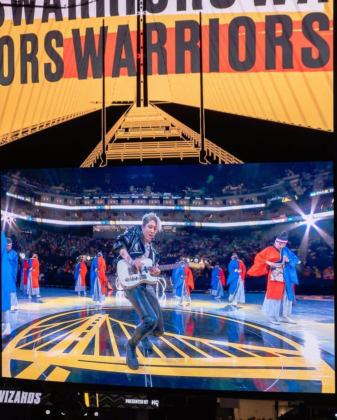 雅-MIYAVI-さんのインスタグラム写真 - (雅-MIYAVI-Instagram)「2023.02.13. @warriors Half Time Show w/ the local Japanese American dance team @uzumaru_official   Thanks for having us @warriors @rakuten @rakutensports and @japaninsf   Music, Fashion, Sports, culture brings us together beyond everything.  🙏🏻」2月16日 1時12分 - miyavi_ishihara