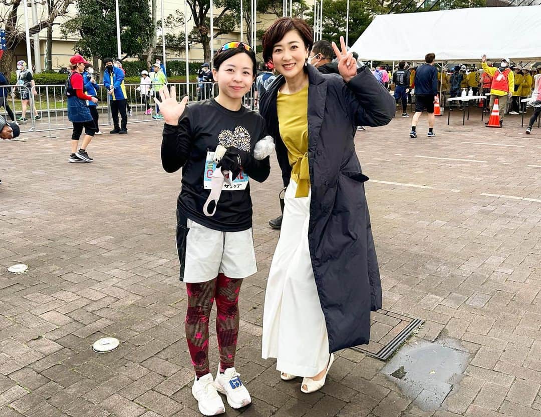 池尻和佳子さんのインスタグラム写真 - (池尻和佳子Instagram)「お陰さまで北九州マラソン楽しい放送を無事終えました‼︎原口さん、渋井さん、HKTのお2人ありがとうございました。女性自衛官、喜多みなみさんも無事完走されていました。感動をありがとう😊」2月19日 18時19分 - wakako_ikejiri_rkb