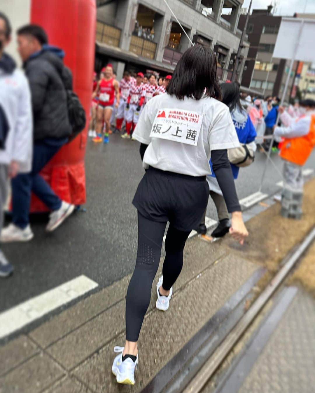 坂ノ上茜さんのインスタグラム写真 - (坂ノ上茜Instagram)「. #熊本城マラソン 楽しかったー！ お祭り感にテンションがあがり、 なにより沿道での声援がすごく温かくて嬉しかったです。  インスタライブ中継でもたくさんの応援 ありがとうございました！」2月19日 20時15分 - sakanoueakane