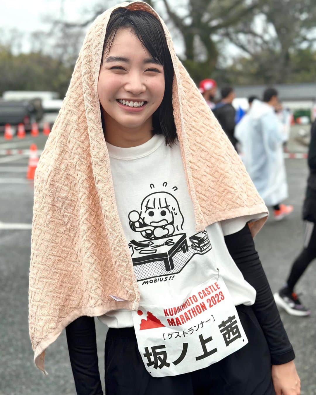坂ノ上茜さんのインスタグラム写真 - (坂ノ上茜Instagram)「. #熊本城マラソン 楽しかったー！ お祭り感にテンションがあがり、 なにより沿道での声援がすごく温かくて嬉しかったです。  インスタライブ中継でもたくさんの応援 ありがとうございました！」2月19日 20時15分 - sakanoueakane