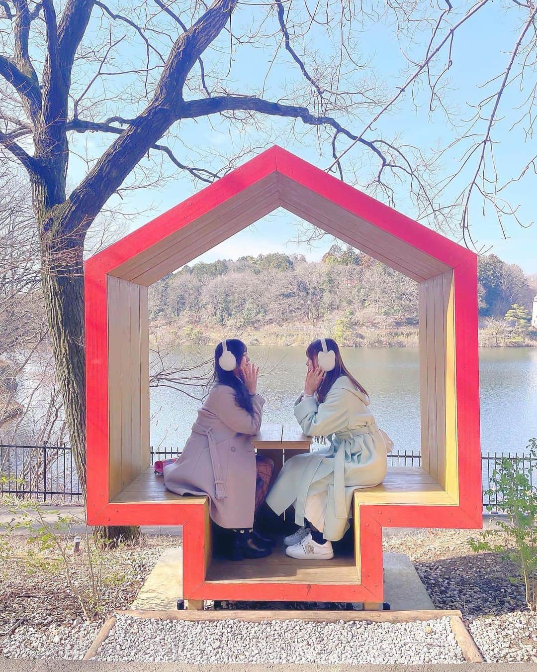 桜咲乃愛さんのインスタグラム写真 - (桜咲乃愛Instagram)「小旅行🤍✨癒された𓂃🌿𓈒𓏸 Happy✩°｡⋆  #パステルカラー#小旅行#グリーンコート#イヤマフ#女子旅」2月20日 1時13分 - noasama1101